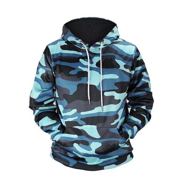 

onseme men/women hip hop long sleeve hooded sweatshirts pullovers male handsome camo printed 3d hoodies tracksuits dropship, Black