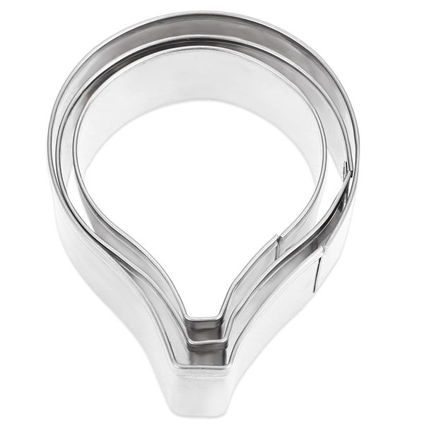 

3pcs flower petal stainless steel cookie cake cutter baking mold smooth edge will not hurt you when pressing