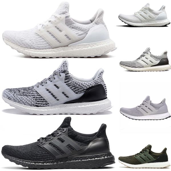 

2020 ub 3.0 4.0 triple black running shoes mens women pe primeknit jogging casual mens womens trainers sneakers drop shipping