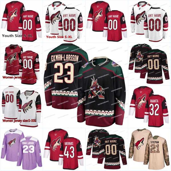 

2018 New Season 38 Nick Merkley 14 Richard Panik Arizona Coyotes 75 Kyle Capobianco 6 Jakob Chychrun 44 Kevin Connauton Hockey Jerseys