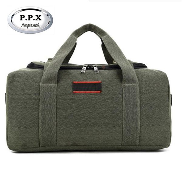 

p.p.x водонепроницаемый мужчины дорожные сумки большой емкости женщины багаж дорожные сумки холст большая сумка складная сумка m567