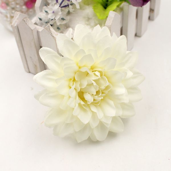 

50pcs silk artificial flower dahua corsage flower head wedding car decoration diy home decoration supplies