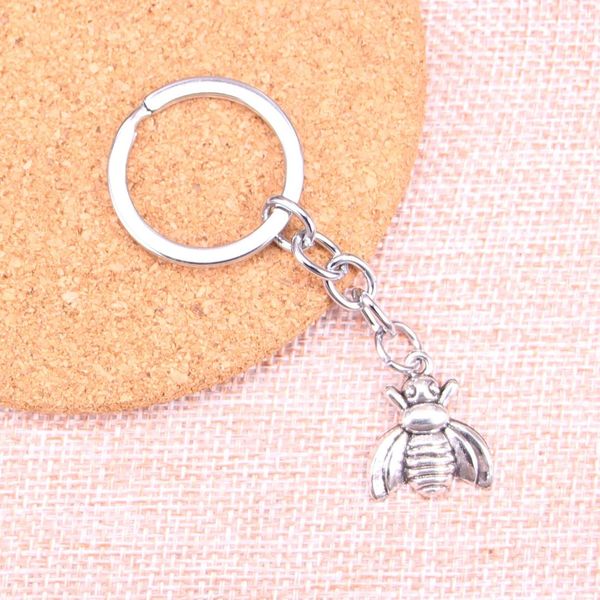 

new arrival bee charm pendant keychain key ring chain accessories jewelry making for gifts, Silver