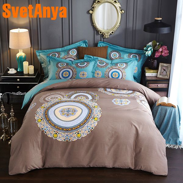 Svetanya Pima Cotton Bedding Set Queen King Double Size Bedsheet