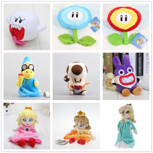 

Новое прибытие 100% хлопок Луиджи Bros Ice Огненный цветок Magikoopa Старый жаба Принцесса