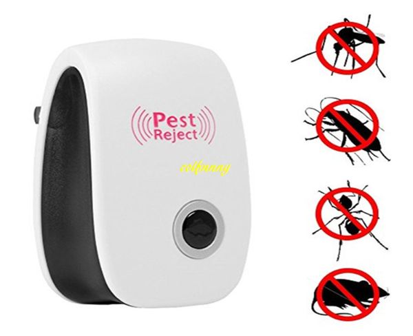 1pcs Frete Grátis UE EUA plug Eletrônico Ultrassônico Anti Pragas Bug Mosquito Barata Rato Assassino Repelente