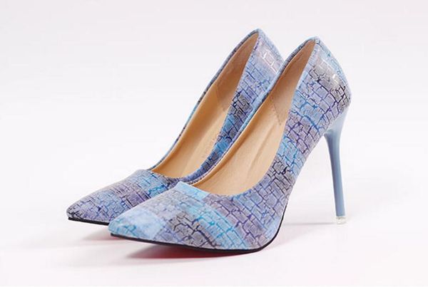 

send 2018 spring and autumn new style korean version of women's shoes 10cm tax stamp pointed end high-heeled fine heel shallow, Black