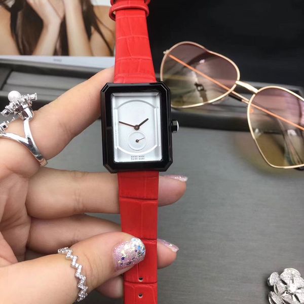 

fashion laides wristwatches luxury pink leather strap derss female watches for women valentine gift watch relogio feminino 2018, Slivery;brown