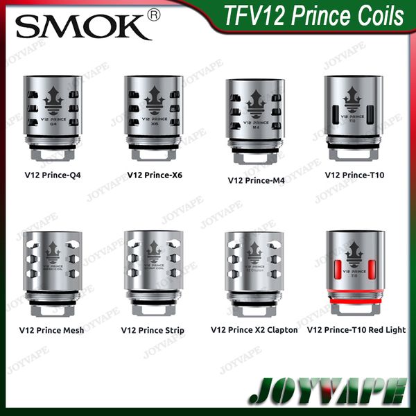 

Оригинальная SMOK TFV12 Принц Сменная Катушка X6 Q4 M4 T10 Сетка Красного Света Полоса X2 Клэптон Катушка для TFV12 Принц / Реса Принц Танк