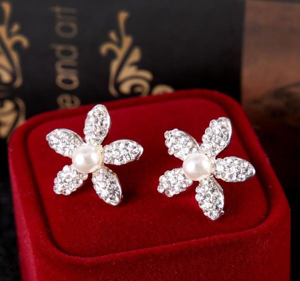 

2018 невесты платье алмаз серьги сплава женские, Silver