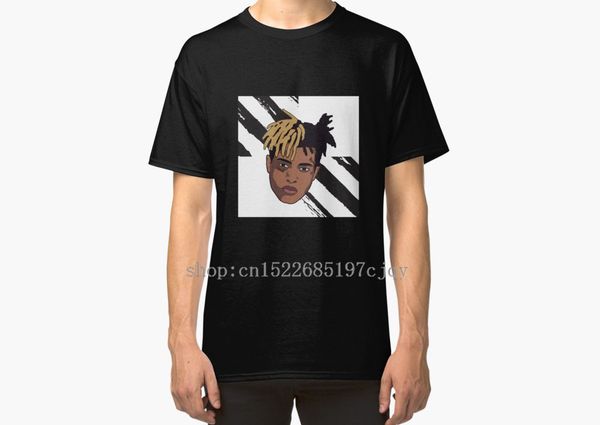 

2018 new fashion xxxtentacion striped and checkered men's short sleeve cotton t shirt o-neck tee shirt, White;black