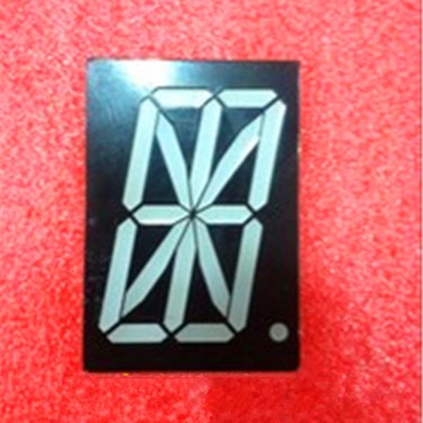 

2pcs 16 segment 1digit bit 1-digit led display 2.3inch common anode 16-segment led display module tube red 2.3