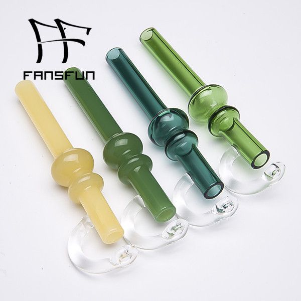 Pyrex -Glasöl -Brennerrohr farbenfrohe klare 12 mm große Rauchrauchrohre Nagel Bong Wasserpfeife