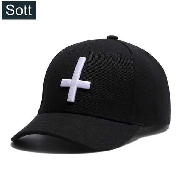 

sott] 2018 3d embroidery baseball cap men cross pattern cap casquette homme snapback hat b-0040, Blue;gray
