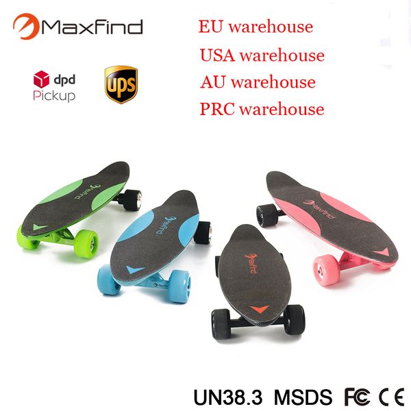 

maxfind 3.7kg most portable four colors hub motor remote electric with samsung skateboard
