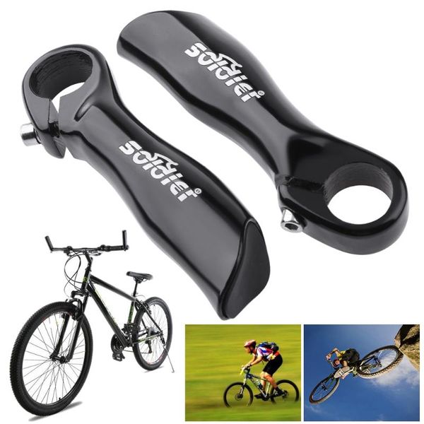 2 STÜCKE Schwarz Radfahren Fahrrad Mountainbike Lenker Bar End Griffe