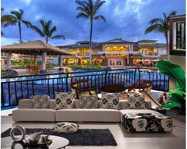 

p wallpaper 3d stereoscopic hd sea view room picture-in-picture balcony 3d tv background wall tv backdrop bedroom p