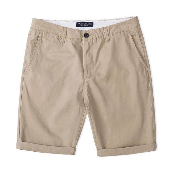 

zvaqs shorts men summer cotton male clothing slim five trousers casual beach outwear five colors solid simple pants lx014, White;black