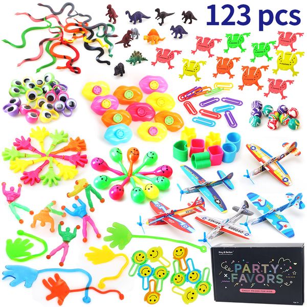 

amy&benton 123pcs pinata filler toys for kids birthday party bag fillers for children school classroom rewards prizes