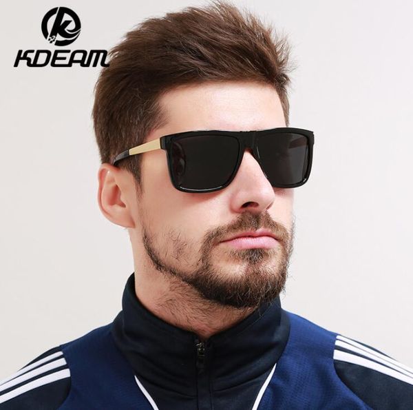 

metal sunglasses black frame hd polarized lens square-cut sunglasses from europe and america drivers outside glasses metal, White;black