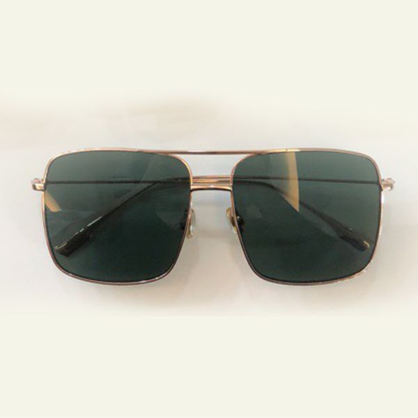 

square shades gradient classic metal fashion sunglasses luxury women eyewear female male lens frame uv400 nnolc, White;black