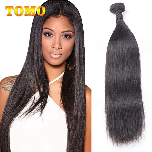 Tomo Peruvian Straight Hair Weave Bundles Virgin Human Hair