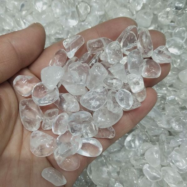 

80g натуральный белый кристалл гравий очистки рыбы аквариум гравий прозрачный кри