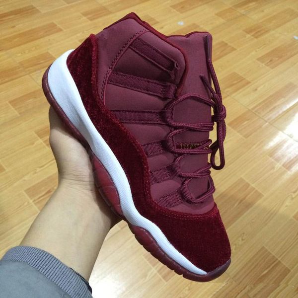 

high cut jumpman 11 velvet heiress wine red midnight navy basketball shoes space jam 45 11s xi authentic sports shoes size 36-47