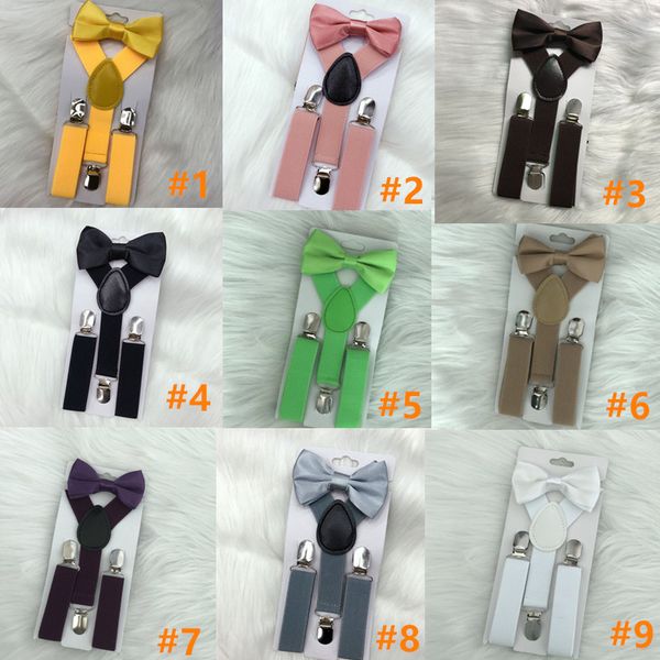 

Kid u pender bow tie et for 1 10t baby brace ela tic y back boy girl u pender acce orie 23 color