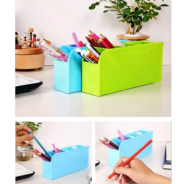 

deskcosmetic organizer pencil storage boxes bins non-woven wash accessories boxes