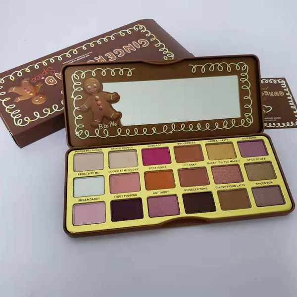 

drop shippinggingerbread spice eye shadow palette 18 colors faced makeup shimmer sweet gingerbread eyeshadow by dhl
