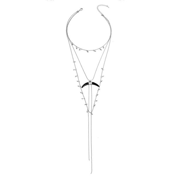 

bohemian vintage exquisite hand-made multi-layer chain necklace chain necklace unique design women girls jewelry gift factory wholesale.