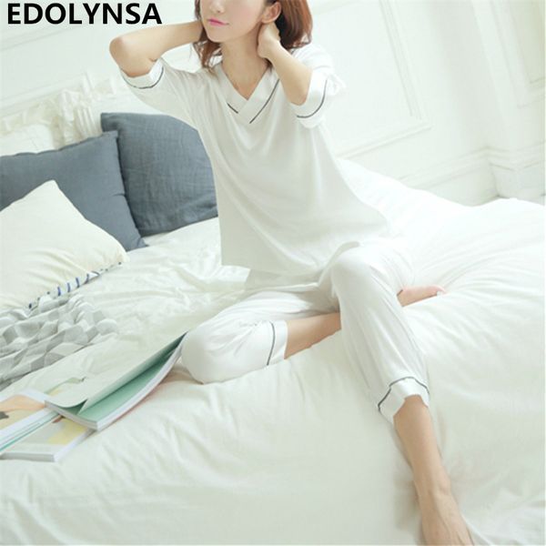 2019 Pyjamas For Women 2018 Solid Pajama Sets Women Comfortable
