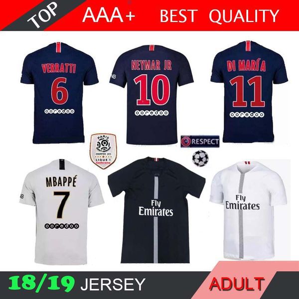 

18 19 psg mbappe home shirt t silva cavani di maria pastore 2018 2019 paris verratti matuidi buffon seasons custom jersey, Black;yellow