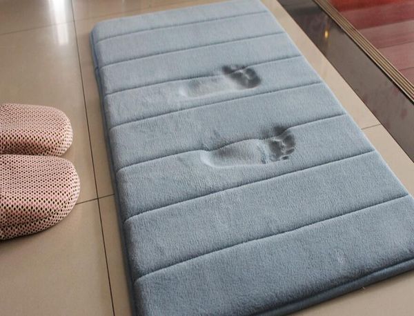 

new 2017 memory foam bath mat absorbent slip-resistant pad bathroom bath mat mats