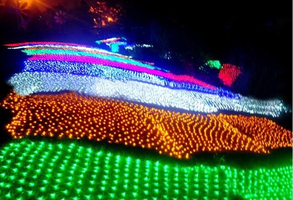 6 4m 750 Led Tree Mesh Ceiling House Wall Fairy String Net Light Twinkle Lamp Garland For Festival Christmas Holiday Decoration Llfa Christmas Led