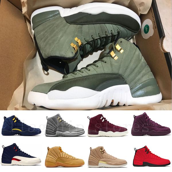 

в продаже 12 мужчины баскетбол обувь Мичиган выпускной пакет колледж Военно-Морского Флота Быков мастер тренажерный зал Красный класс 2013 UNC Нью-Йорк грипп игра такси плей-офф