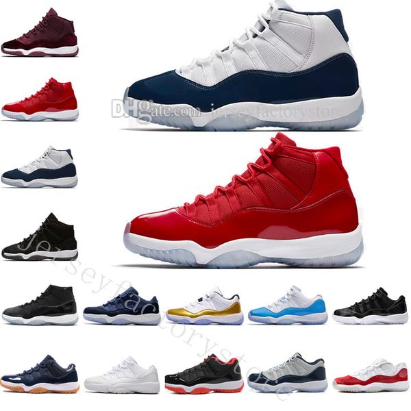 

new 11 win like 96 82 gym red chicago bred concord space jam 11s xi men basketball shoes sneakers women sports outdoor shoes us 5.5-13