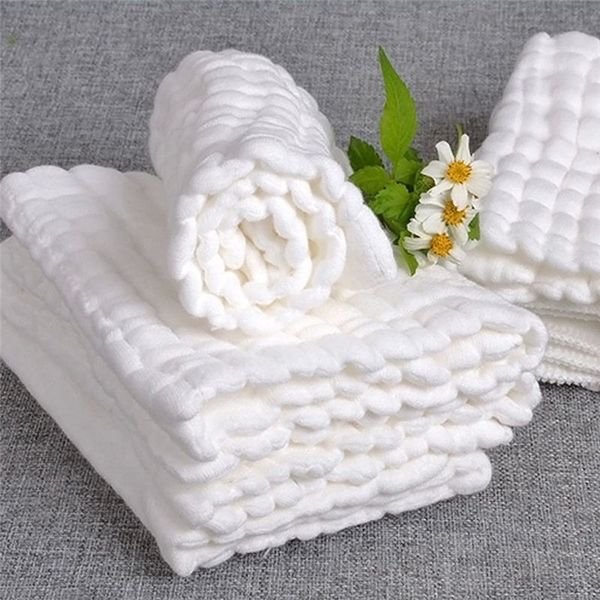 

1 piece baby bath towels 100% cotton gauze solid new born baby towels ultra soft strong water absorption care p0
