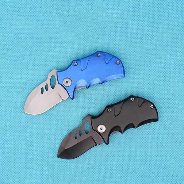 2 Kolu Renkler BK EDC Cep Katlanır Bıçak 440C 57 HRC Blade Alüminyum Kolları Pocket Klasör Bıçakları Perakende Kağıt Kutusu Ile Xmas Hediye