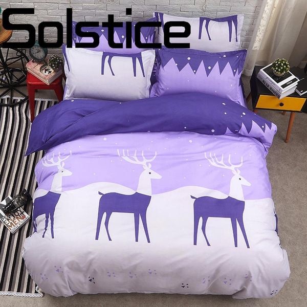 

solstice home textile trendy new prints fit comfort twin/full//king aloe cotton bedding sheets quilt cover pillowcase