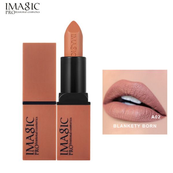 

imagic velvet matte 6 colors lip stick silky temptation rouge beauty batom colors lipstick make up