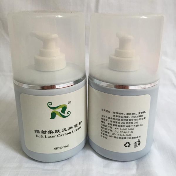 Macchina dimagrante 300Ml Soft Laser Black Doll Carbon Cream Gel Powder Q Switched Nd Yag Laser Natural Toner