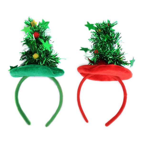 

new christmas headband party headdress headband christmas stretch headwear hair band decorative hair accessories
