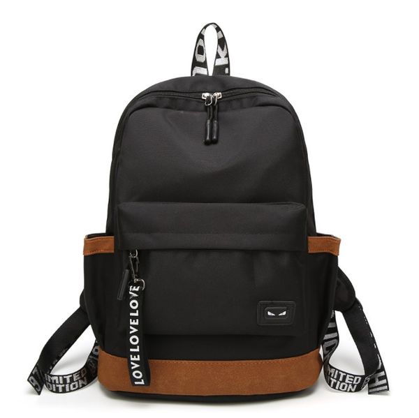 

cartoon schoolbag canva+oxford fabric fabric backpack the leisure fashion striped backpack outdoor travel bags knapsack high-capacity af71