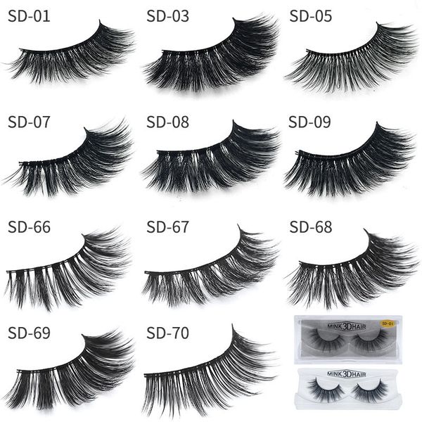 

3d mink false eyelashes eyes makeup handmade mink handmade natural 3d models lashes eyelash manufacturers