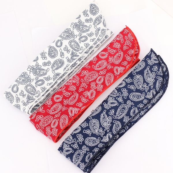 

cotton cross hair bands sport sweat-absorbent face scarf hairband headband for women turbans cashew flower hair accessories ties