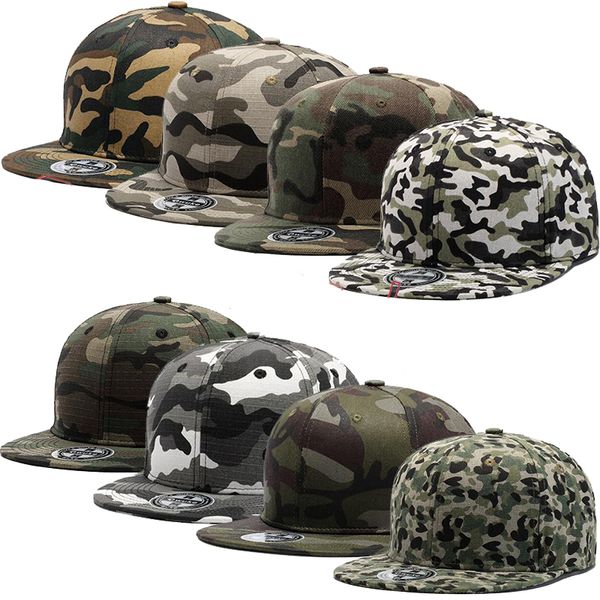 

durable cotton hiphop camouflage baseball cap camo snapback hip hop hats white snow army green yellow, Blue;gray
