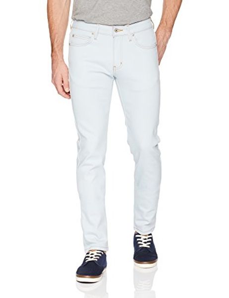 

naked & famous denim men's super guy- blue power stretch