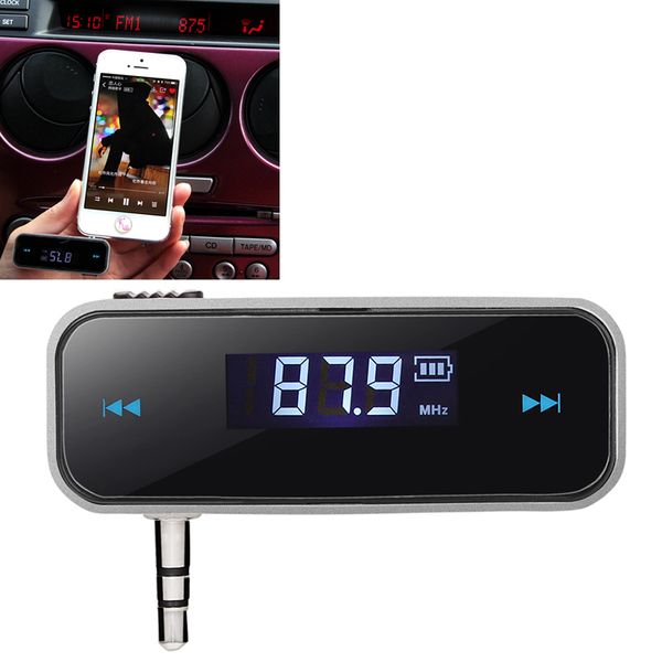 Trasmettitore FM per telefono cellulare da 3,5 mm per stazione radio Lettore MP3 per auto Adattatore radio musicale Vivavoce Modulatore FM wireless Bluetooth per iPhone